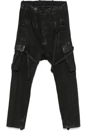 11 BY BORIS BIDJAN SABERI Pantaloni effetto vissuto