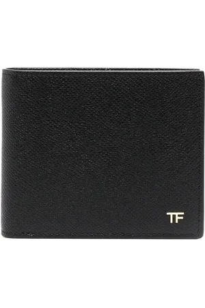 Tom Ford Portafoglio bi-fold con placca logo