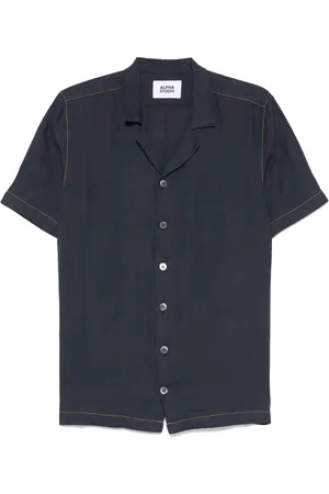 ALPHA STUDIO Camicia in lino