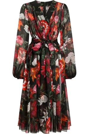 Dolce & Gabbana Abito midi in seta