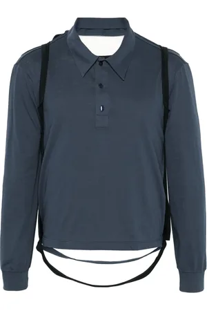 ECKHAUS LATTA Polo in cotone con ricamo logo