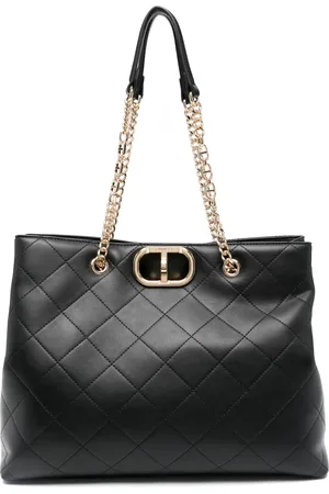 Twin-Set Borsa a spalla con placca logo