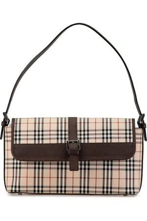 Burberry Borsa a spalla House Check Canvas 2000-2017