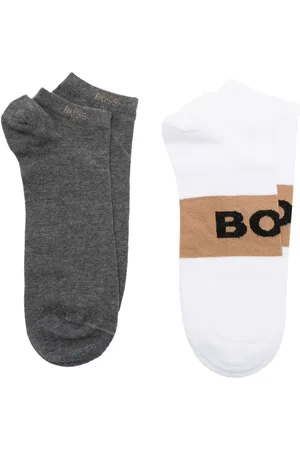 HUGO BOSS Set di 2 paia di calzini con ricamo logo