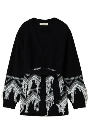 Twin-Set Cardigan con frange