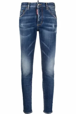 Dsquared2 Jeans skinny con effetto schiarito