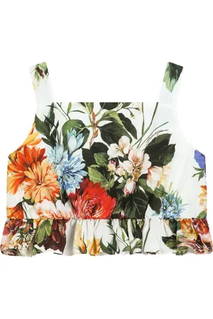 Dolce & Gabbana Top in cotone a fiori