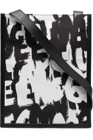 Alexander McQueen Borsa a spalla con stampa