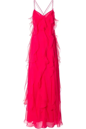 Alberta Ferretti Abito da sera con ruches