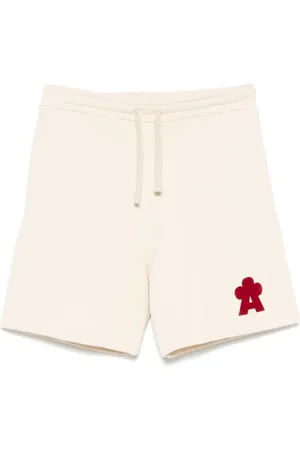 A PAPER KID Logo-print shorts