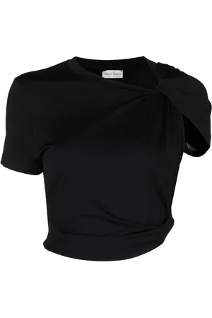 MAGDA BUTRYM T-shirt crop asimmetrica