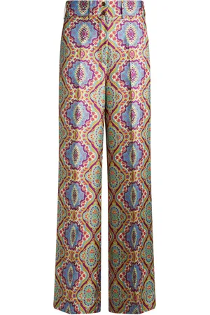 Etro Pantaloni con stampa Medallion