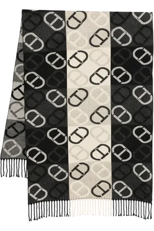 Twin-Set Sciarpa Oval T jacquard