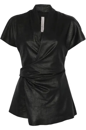 Rick Owens Top in pelle
