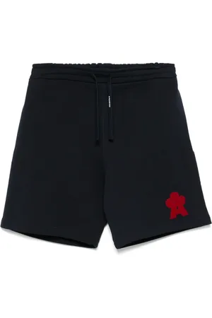 A PAPER KID Logo-print shorts