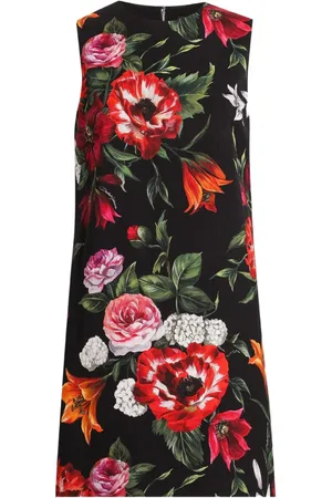 Dolce & Gabbana Abito corto con stampa a fiori