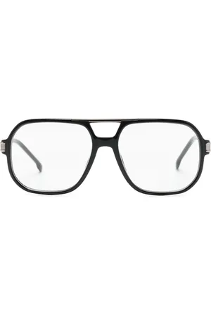 Carrera Occhiali stile pilota con placca logo