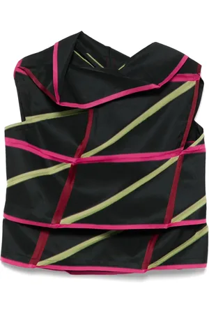 Issey Miyake Top con effetto jacquard