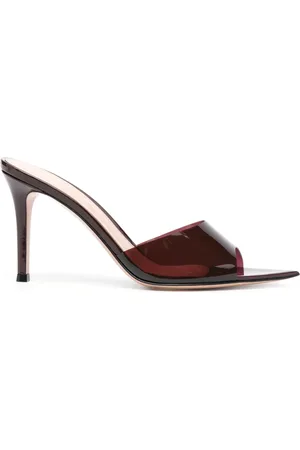 Gianvito Rossi Mules Elle 85mm in pelle