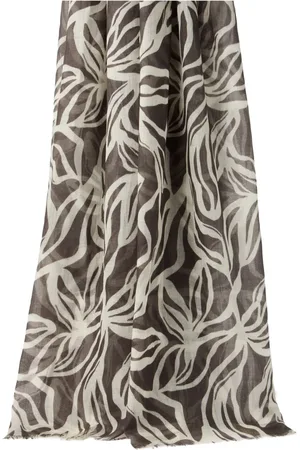 Brunello Cucinelli Foulard con stampa a fiori