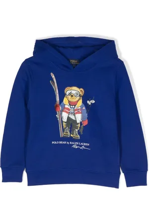 Ralph Lauren Felpa Royal Ski-Bear con cappuccio