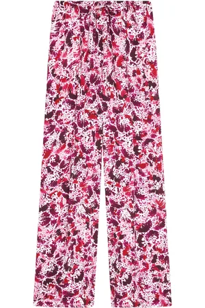 DRIES VAN NOTEN Pantaloni con stampa grafica