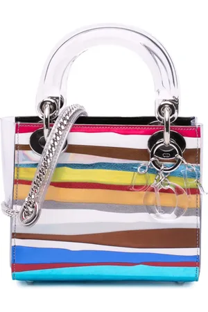Dior 2019-2024 Wang Guangle Mini PVC Technical Fabric Lady Dior satchel
