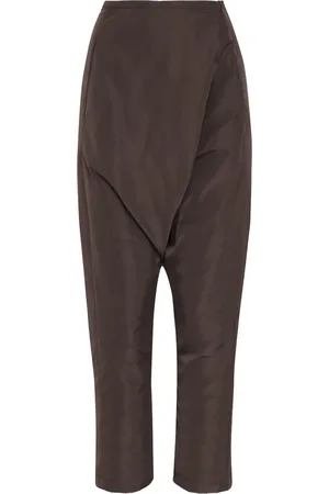 Uma Raquel Davidowicz Pantaloni crop drappeggiati