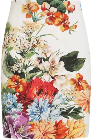 Dolce & Gabbana Abito corto con stampa a fiori