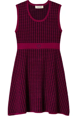Twin-Set Abito con motivo pied-de-poule