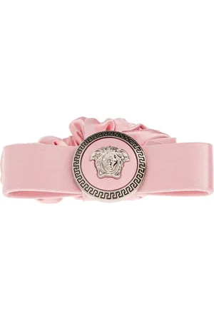 VERSACE Gianni Ribbon satin hair scrunchie