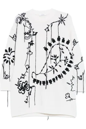 Max Mara Abito corto con ricamo