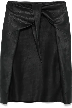 Rick Owens Gonna midi in pelle