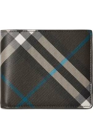 Burberry Portafoglio bi-fold a quadri