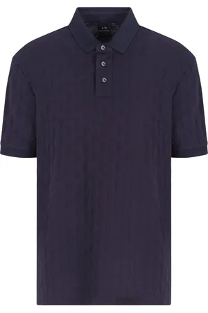 Armani Exchange Polo in cotone con ricamo logo