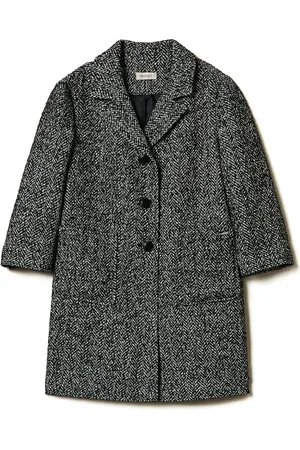 Twin-Set Cappotto con motivo chevron