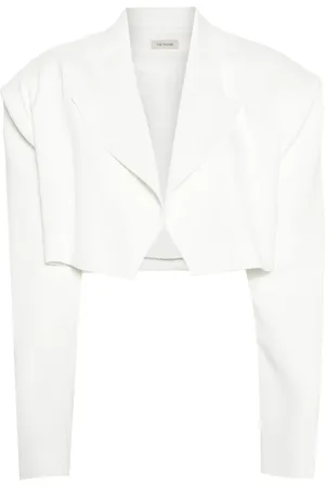 The Mannei Blazer crop con revers a lancia