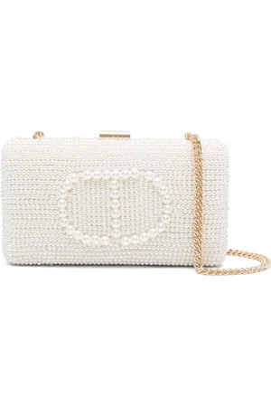 Twin-Set Clutch con finte perle