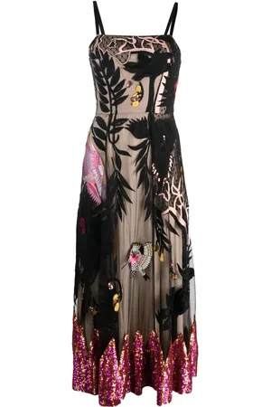 TEMPERLEY LONDON Abito lungo Opera smanicato