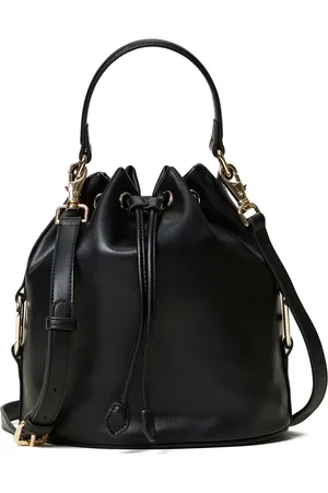 Twin-Set Borsa a secchiello con logo a T ovale