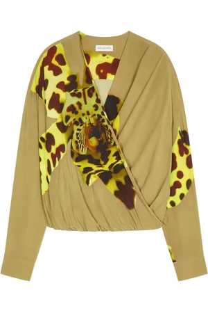DRIES VAN NOTEN Top drappeggiato