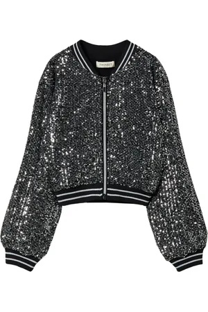 Twin-Set Bomber con paillettes