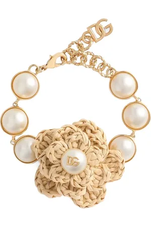 Dolce & Gabbana Bracciale con applicazione a fiori