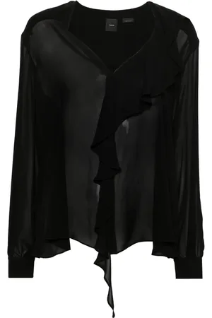 Pinko Camicia a maniche lunghe con ruches