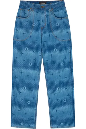 Ahluwalia Jeans con stampa
