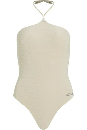 Karl Lagerfeld Costume da bagno con scollo all