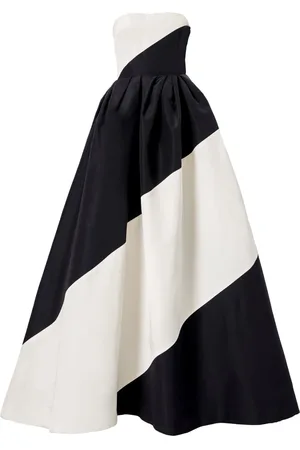 Carolina Herrera Abito senza spalline bicolore