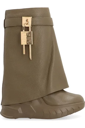 Givenchy Stivaletti Shark Lock Biker in pelle