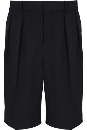 Balmain Shorts in pied-de-poule con pieghe