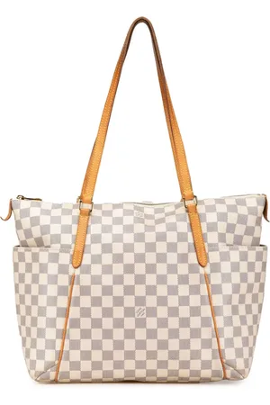 LOUIS VUITTON Borsa tote Totally MM in tela Damier Azur 2014